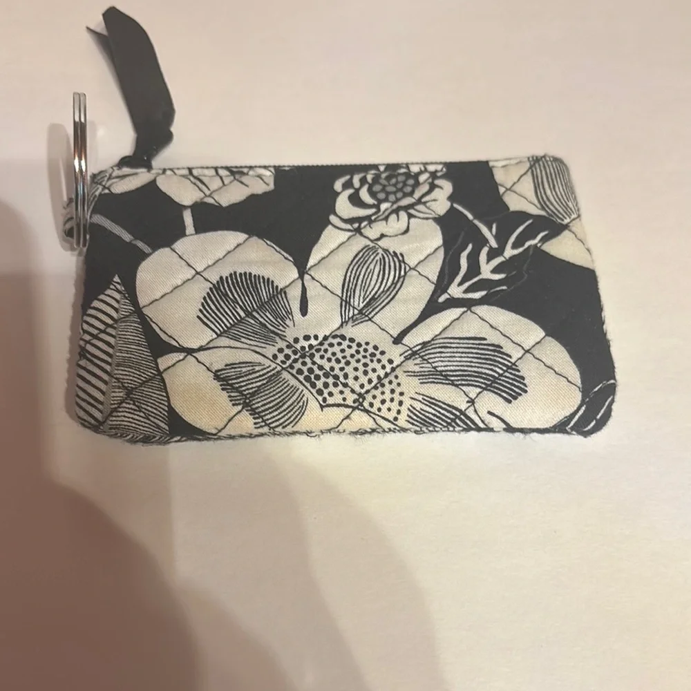 Vera Bradley Black and White Floral Tote and Bundle - Picture 7 of 15